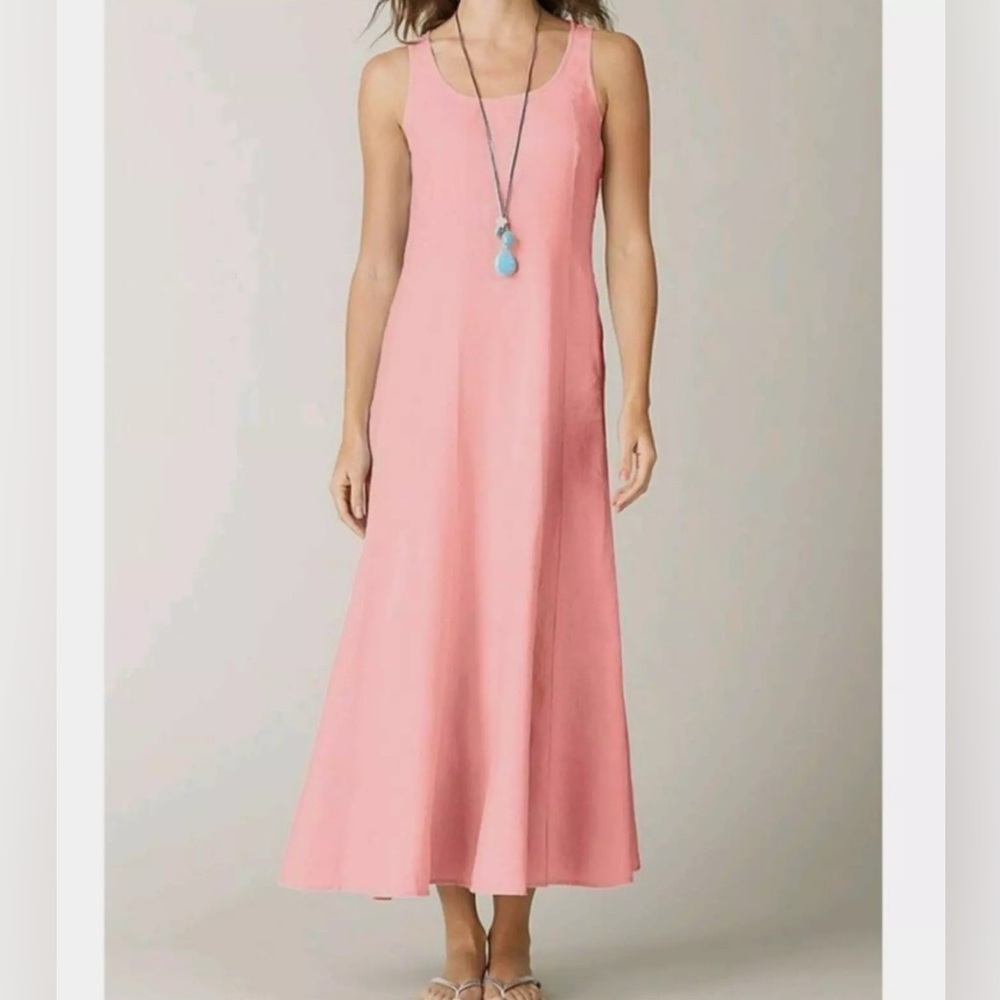 J. Jill Sleeveless Pink Maxi Dress